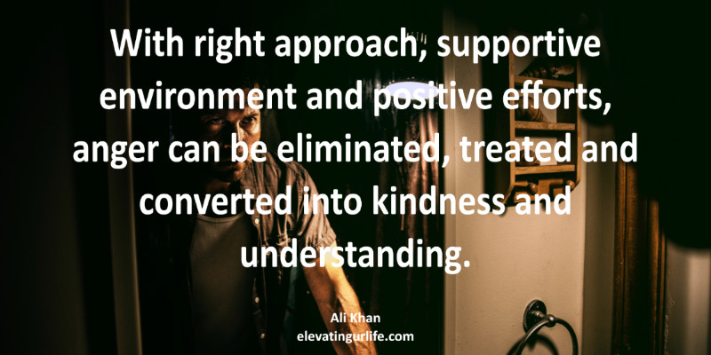 right approach, supportive surrounding and positivity can eliminate anger.
